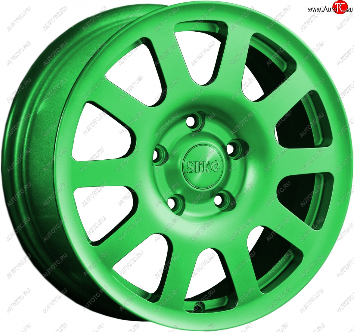 18 999 р. Кованый диск Slik SPORT R16x6.5 RAL 6038 ярко-зеленый (6038) 6.5x16   (Цвет: 6038)  с доставкой в г. Кемерово
