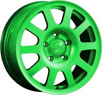 18 999 р. Кованый диск Slik Sport 6.5x16 (RAL 6038 ярко-зеленый)   (Цвет: RAL 6038 ярко-зеленый)  с доставкой в г. Кемерово. Увеличить фотографию 1