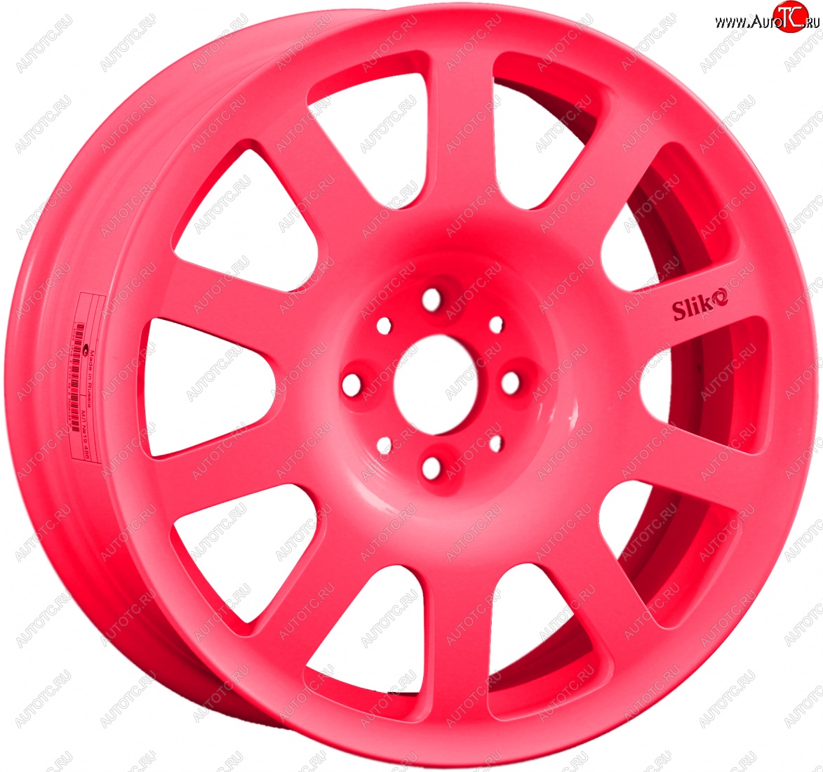 11 049 р. Кованый диск Slik SPORT R16x6.5 Candy RUBIN рубиновый 6.5x16   (Цвет: Candy RUBIN рубиновый 6.5x16)  с доставкой в г. Кемерово