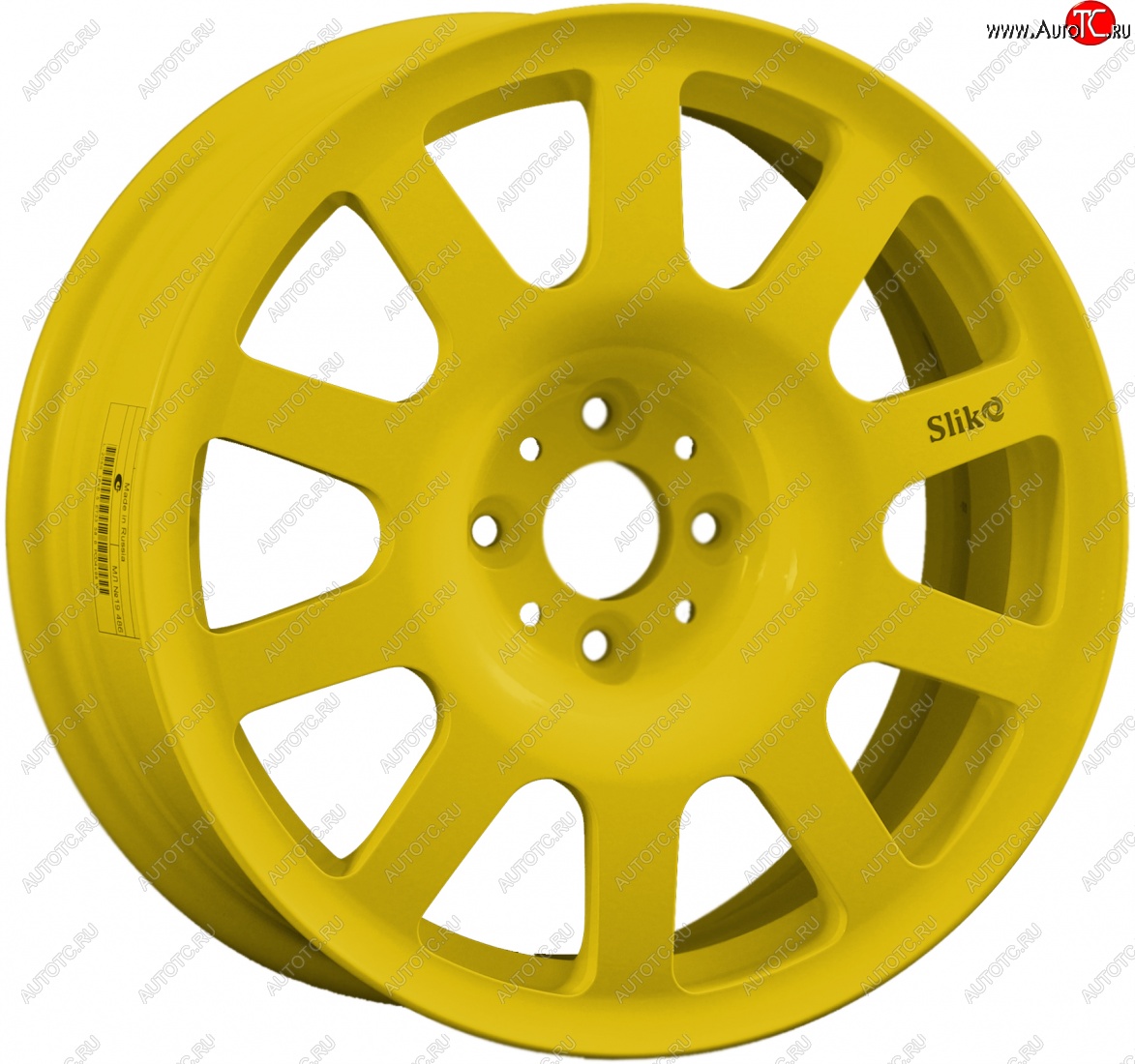 11 049 р. Кованый диск Slik SPORT R16x6.5 Candy YELLOW ярко-желтый 6.5x16   (Цвет: Candy YELLOW ярко-желтый 6.5x16)  с доставкой в г. Кемерово