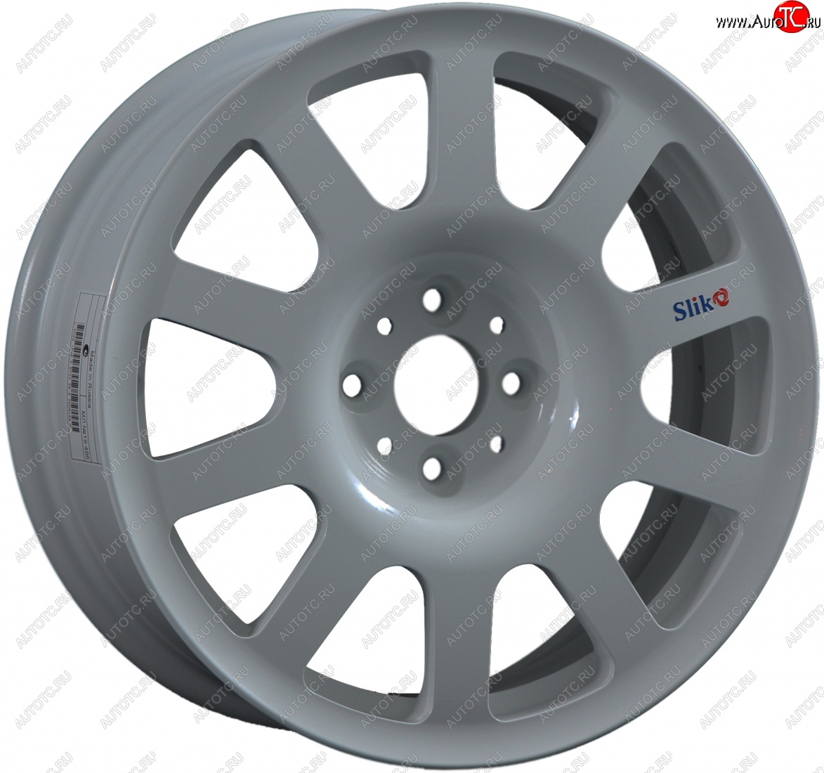 10 349 р. Кованый диск Slik SPORT R16x6.5 Серебристый темный (S25) 6.5x16   (Цвет: S25)  с доставкой в г. Кемерово
