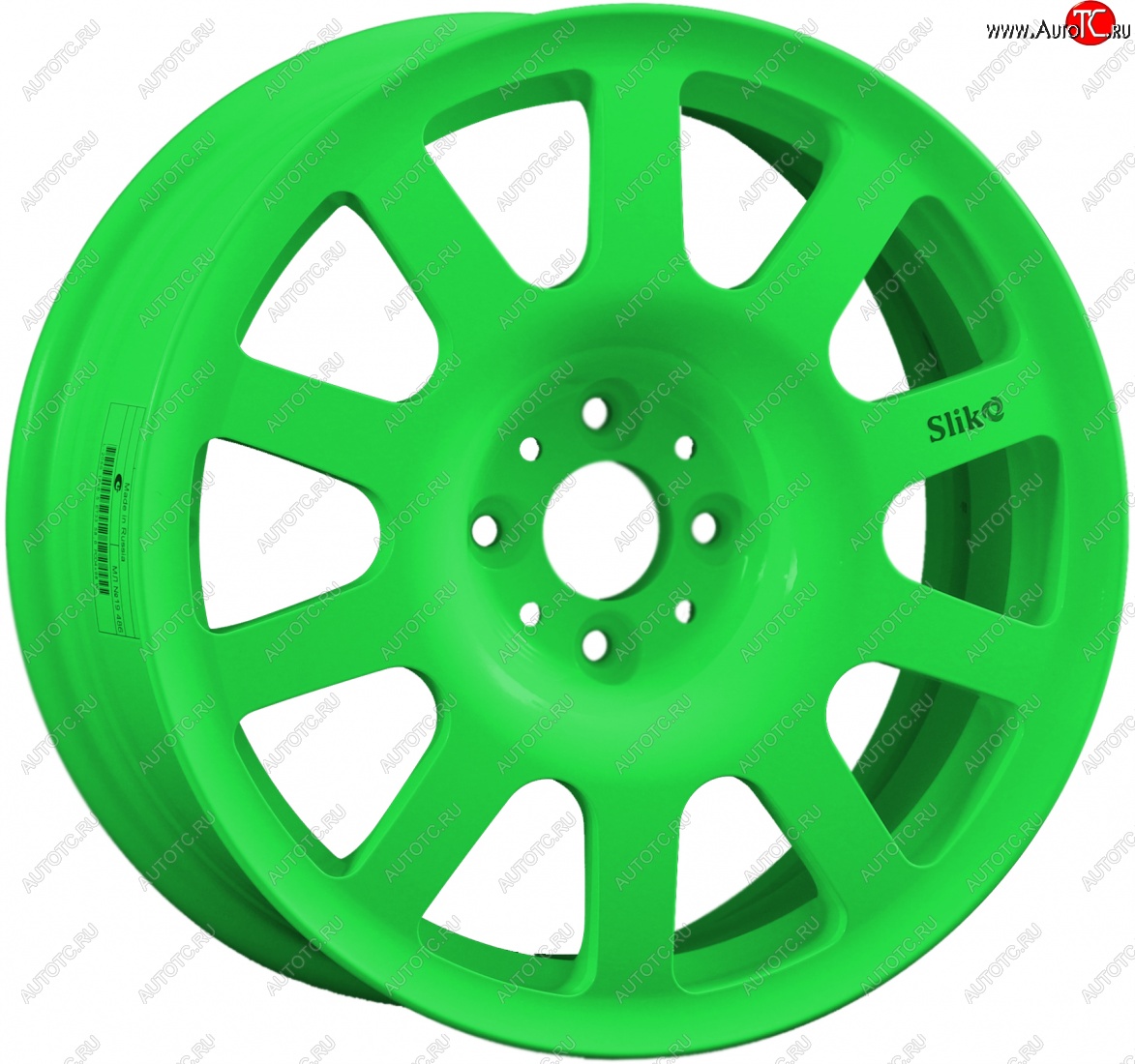 10 399 р. Кованый диск Slik SPORT R16x6.5 RAL 6038 ярко-зеленый (6038) 6.5x16   (Цвет: 6038)  с доставкой в г. Кемерово