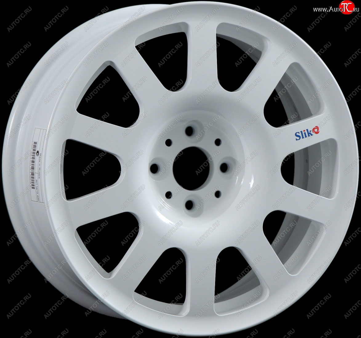 10 199 р. Кованый диск Slik SPORT R16x6.5 Белый (W) 6.5x16 Toyota Yaris XP90 дорестайлинг, хэтчбэк 5 дв. (2005-2008) 4x100.0xDIA54.1xET45.0 (Цвет: W)