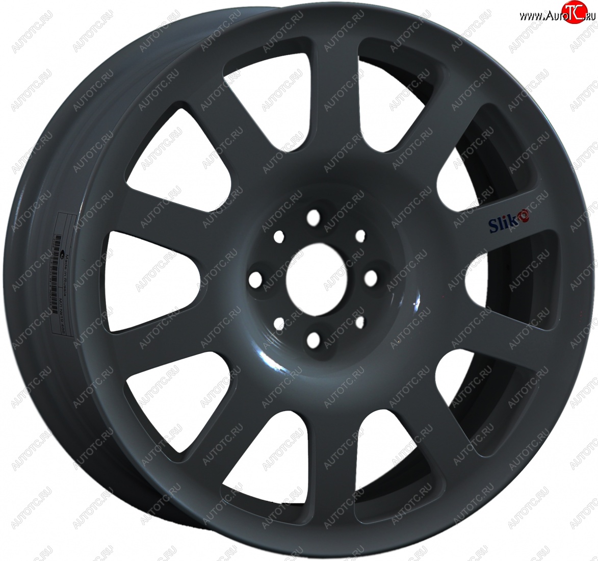 10 399 р. Кованый диск Slik SPORT R16x6.5 Графит глянцевый (GM) 6.5x16   (Цвет: GM)  с доставкой в г. Кемерово