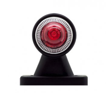 479 р. Фонарь габаритный и контурный Евросвет ГФ 3.2 LED2 Hyundai HD-120  дорестайлинг (1997-2004) (12В, Черное кольцо)  с доставкой в г. Кемерово. Увеличить фотографию 2