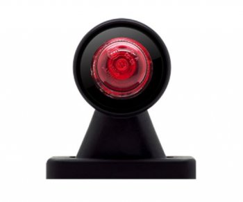 479 р. Фонарь габаритный и контурный Евросвет ГФ 3.2 LED2 Hyundai HD-120  дорестайлинг (1997-2004) (12В, Черное кольцо)  с доставкой в г. Кемерово. Увеличить фотографию 1