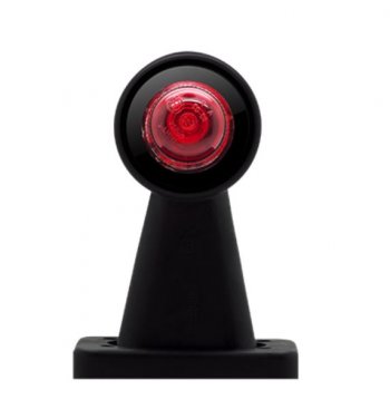 479 р. Фонарь габаритный и контурный Евросвет ГФ 3.3 LED2 Hyundai HD-120  дорестайлинг (1997-2004) (12В, Черное кольцо)  с доставкой в г. Кемерово. Увеличить фотографию 1
