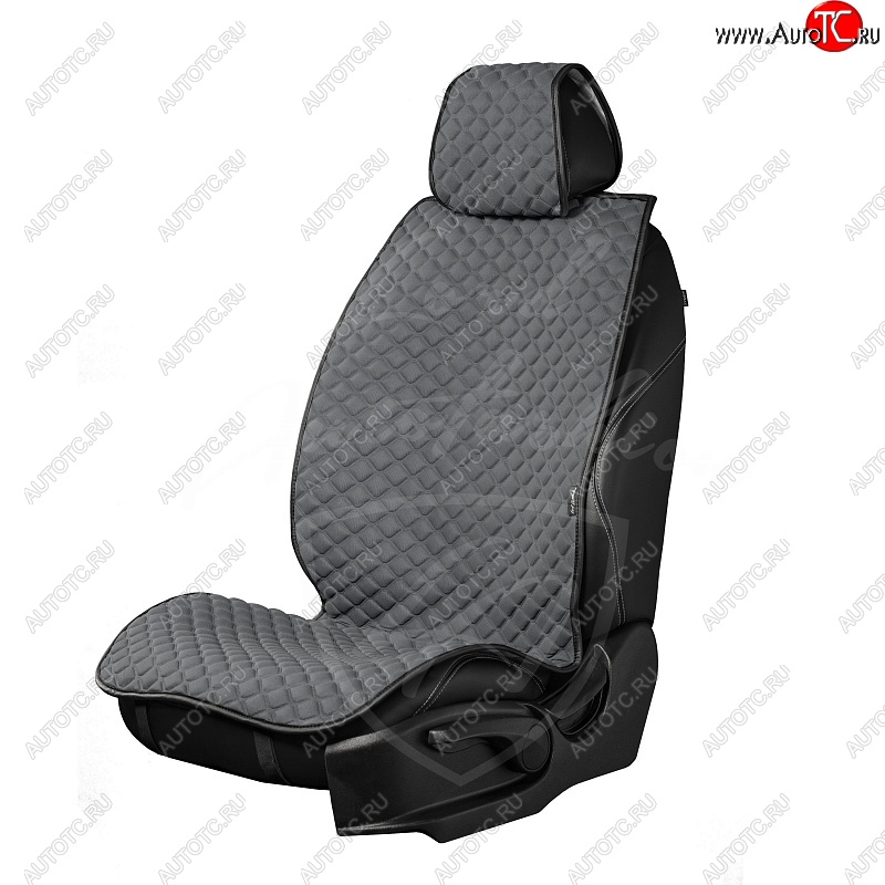 6 999 р. Универсальная накидка на сиденья Lord Autofashion Кристалл (трикотаж, 4 места)   (Серый)  с доставкой в г. Кемерово