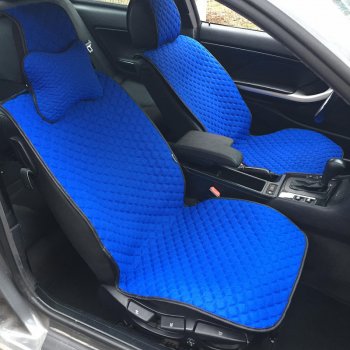 5 599 р. Универсальная накидка на сиденья Lord Autofashion Кристалл (трикотаж, 4 места) Opel Astra J универсал дорестайлинг (2009-2012) (Синий)  с доставкой в г. Кемерово. Увеличить фотографию 2