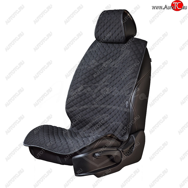 9 399 р. Универсальная накидка на сиденья Lord Autofashion Кристалл (трикотаж, 4 места)   (Чёрный)  с доставкой в г. Кемерово