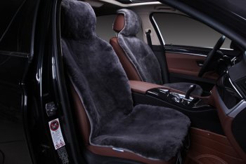Накидка на переднее сиденье AUTOPILOT Короткий ворс (1 шт., овчина, цельная шкура, класс А) KIA Ceed 2 JD дорестайлинг универсал (2012-2016)