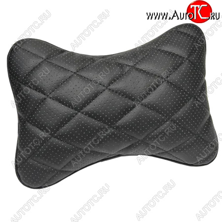 349 р. Подушка-косточка Lord Autofashion Ромб (Илана+Орегон)   (Черный + Черный + Серый)  с доставкой в г. Кемерово