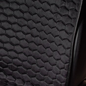 3 299 р. Комплект накидок на сиденья Lord Autofashion Тейлор (велюр, 2 места)   (Чёрный)  с доставкой в г. Кемерово. Увеличить фотографию 2