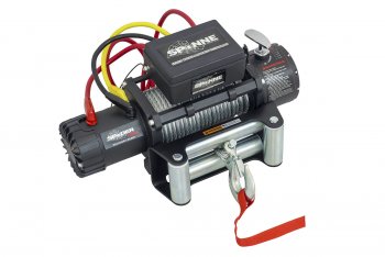 28 999 р. Лебёдка электрическая SPIDER 12000 lbs 5443 кг Electric Winch (влагозащищенная)   (стальной трос)  с доставкой в г. Кемерово. Увеличить фотографию 3