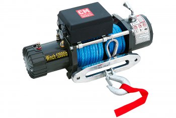 38 999 р. Лебёдка электрическая 12000S CM Winch (синтетический трос) FAW Bestune T55 (2021-2025)  с доставкой в г. Кемерово. Увеличить фотографию 2