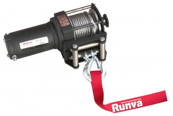 Лебёдка электрическая 3000A lbs 1361 кг Runva JAC S5 рестайлинг (2017-2022) (стальной трос)
