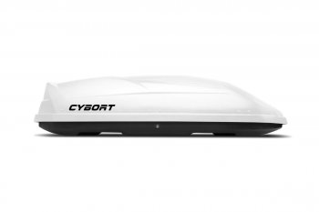 39 799 р. Багажный бокс CYBORT CarNet (460 л/206x86x40 см, двухсторонний, быстросъемные крепления краб) на крышу Mazda Atenza GG седан дорестайлинг (2002-2005) (белый матовый с защитным покрытием Raptor)  с доставкой в г. Кемерово. Увеличить фотографию 10