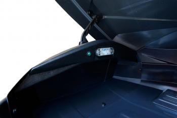 34 899 р. Автобокс (530 л 186*82*46 двухсторонний) Enzo Skoda Scala (2019-2025) (быстросъемное крепление краб)  с доставкой в г. Кемерово. Увеличить фотографию 6