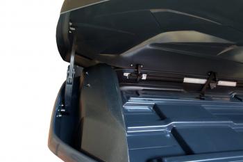 34 899 р. Автобокс (530 л 186*82*46 двухсторонний) Enzo Skoda Scala (2019-2025) (быстросъемное крепление краб)  с доставкой в г. Кемерово. Увеличить фотографию 7
