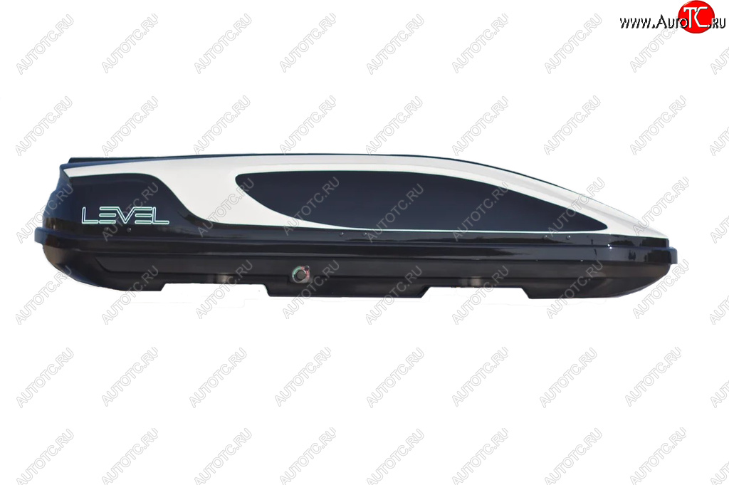 31 999 р. Автобокс LEVEL Касатка (450 л. 190х80х45 см)   (Черно-белый)  с доставкой в г. Кемерово