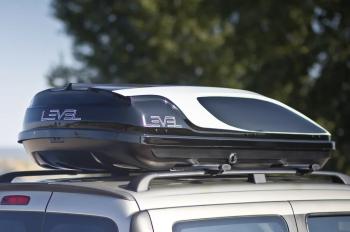 31 999 р. Автобокс LEVEL Касатка (450 л. 190х80х45 см)   (Черно-белый)  с доставкой в г. Кемерово. Увеличить фотографию 2