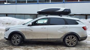 31 999 р. Автобокс LEVEL Касатка (450 л. 190х80х45 см)   (Черно-белый)  с доставкой в г. Кемерово. Увеличить фотографию 5
