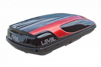 31 999 р. Автобокс LEVEL Касатка (450 л. 190х80х45 см)   (Черно-красный)  с доставкой в г. Кемерово. Увеличить фотографию 2