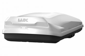 43 849 р. Багажный бокс (470 л 206х75х36 см, двусторонний) LUX IRBIS 206   (белый глянцевый)  с доставкой в г. Кемерово. Увеличить фотографию 3