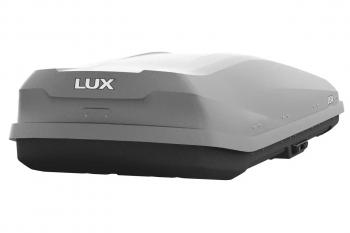 34 999 р. Багажный бокс (470 л 206х75х36 см, двусторонний) LUX IRBIS 206 Mazda Atenza GG седан дорестайлинг (2002-2005) (серый матовый)  с доставкой в г. Кемерово. Увеличить фотографию 3