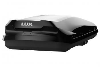 54 599 р. Багажный бокс (470 л 206х75х36 см, двусторонний) LUX IRBIS 206   (черный глянцевый)  с доставкой в г. Кемерово. Увеличить фотографию 4