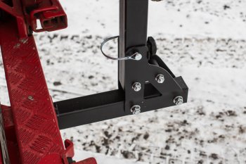 13 299 р. Велобагажник в квадрат для фаркопа РИФ Volvo C30 хэтчбэк 3 дв.  дорестайлинг (2006-2009) (На 2 велосипеда)  с доставкой в г. Кемерово. Увеличить фотографию 4