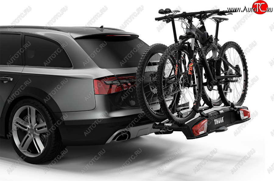 95 999 р. Велобагажник-платформа на фаркоп Thule VeloSpace XT Audi A7 4G лифтбэк дорестайлинг (2010-2014) (Для 2-х велосипедов)  с доставкой в г. Кемерово