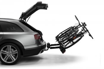 95 999 р. Велобагажник-платформа на фаркоп Thule VeloSpace XT Audi A7 4G лифтбэк дорестайлинг (2010-2014) (Для 2-х велосипедов)  с доставкой в г. Кемерово. Увеличить фотографию 4