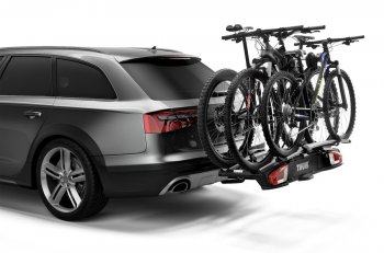 95 999 р. Велобагажник-платформа на фаркоп Thule VeloSpace XT Audi A7 4G лифтбэк дорестайлинг (2010-2014) (Для 2-х велосипедов)  с доставкой в г. Кемерово. Увеличить фотографию 2