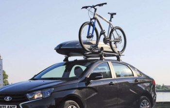 5 599 р. Велокрепление на крышу Roof Rider Toyota Harrier XU60 дорестайлинг (2013-2017)  с доставкой в г. Кемерово. Увеличить фотографию 2