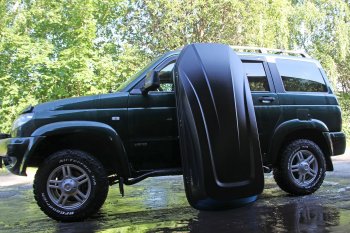 29 389 р. Автобокс PT GROUP (450 л., 187х88х44, двустороннее открывание) Active M черный   (Черный)  с доставкой в г. Кемерово. Увеличить фотографию 3