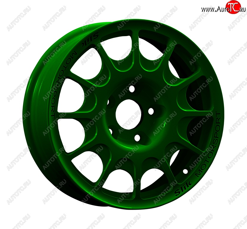 23 799 р. Кованый диск Slik Classic Sport L-1844S 5.5x15   (Зеленый (GREEEN))  с доставкой в г. Кемерово