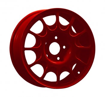 23 799 р. Кованый диск Slik Classic Sport L-1844S 5.5x15   (Candy красный (Candy RED))  с доставкой в г. Кемерово. Увеличить фотографию 1