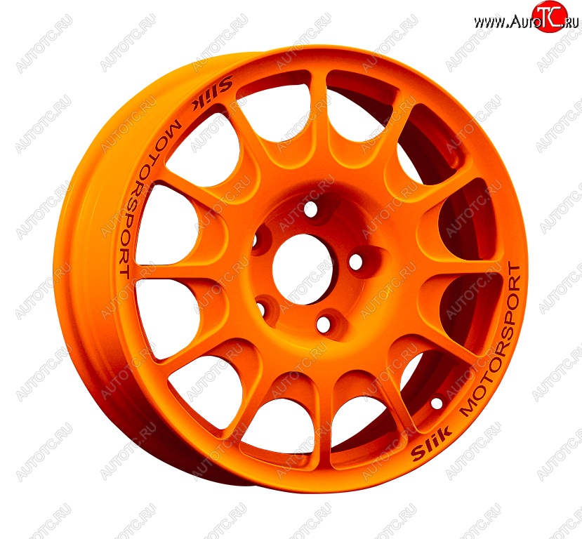 23 799 р. Кованый диск Slik Classic Sport L-1844S 5.5x15   (Ярко оранжевый (ORANGE))  с доставкой в г. Кемерово