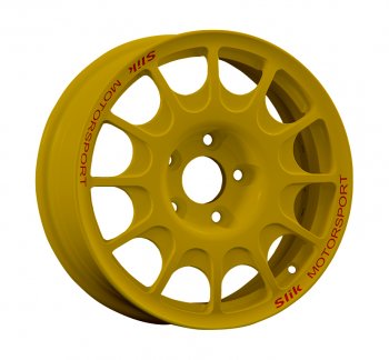 Кованый диск Slik Classic Sport L-1844S 5.5x15  (Ярко желтый RAL1021 (YELLOW))