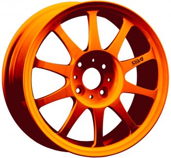 14 899 р. Кованый диск Slik Classic Sport L-5411S 6.0x15   (Ярко оранжевый (ORANGE))  с доставкой в г. Кемерово. Увеличить фотографию 1