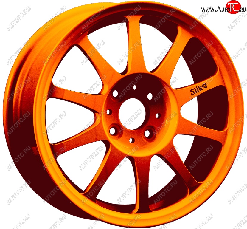 14 899 р. Кованый диск Slik Classic Sport L-5411S 6.0x15   (Ярко оранжевый (ORANGE))  с доставкой в г. Кемерово