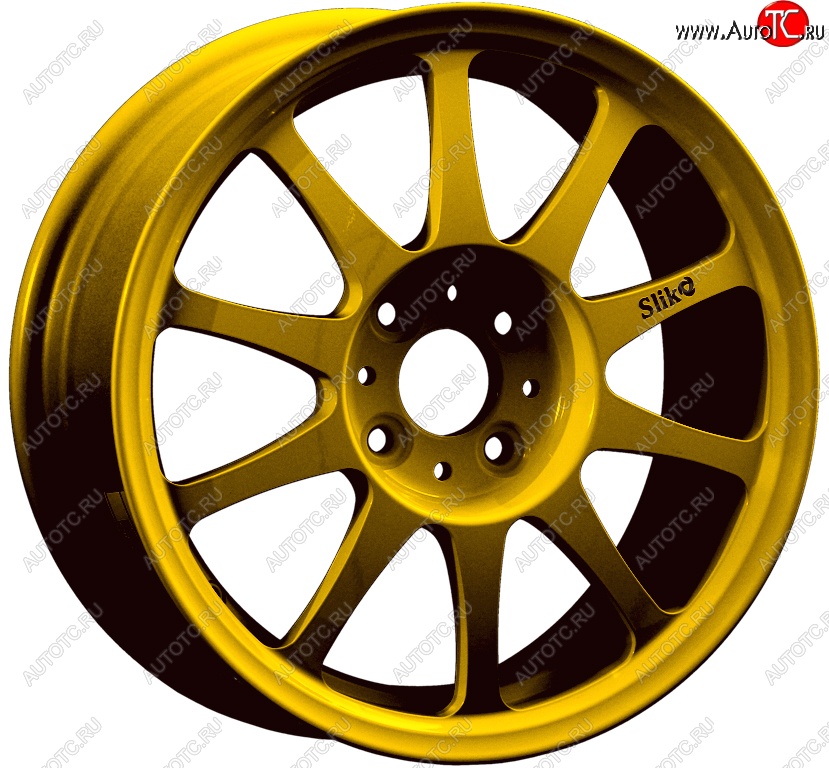 14 899 р. Кованый диск Slik Classic Sport L-5411S 6.0x15   (Ярко желтый RAL1021 (YELLOW))  с доставкой в г. Кемерово