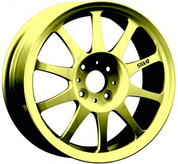 14 899 р. Кованый диск Slik Classic Sport L-5411S 6.0x15   (Золотой (G))  с доставкой в г. Кемерово. Увеличить фотографию 1