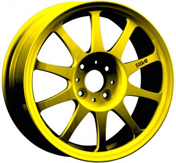 14 899 р. Кованый диск Slik Classic Sport L-5411S 6.0x15   (Candy ярко-желтый (Candy YELLOW))  с доставкой в г. Кемерово. Увеличить фотографию 1