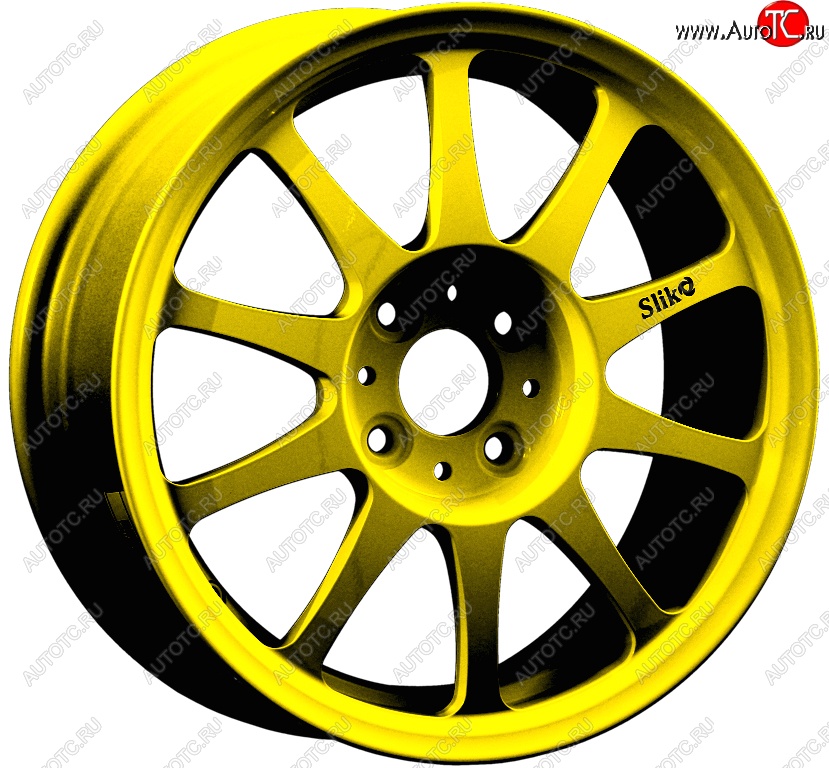 14 899 р. Кованый диск Slik Classic Sport L-5411S 6.0x15   (Candy ярко-желтый (Candy YELLOW))  с доставкой в г. Кемерово