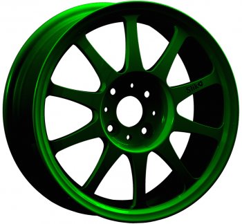 14 899 р. Кованый диск Slik Classic Sport L-5411S 6.0x15   (Зеленый (GREEEN))  с доставкой в г. Кемерово. Увеличить фотографию 1