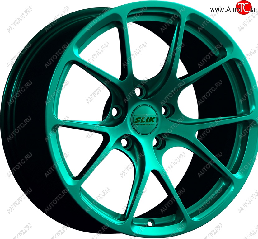17 799 р. Кованый диск Slik TuningPro L-754 9.0x17   (Candy изумрудно-зеленый (Candy Green))  с доставкой в г. Кемерово