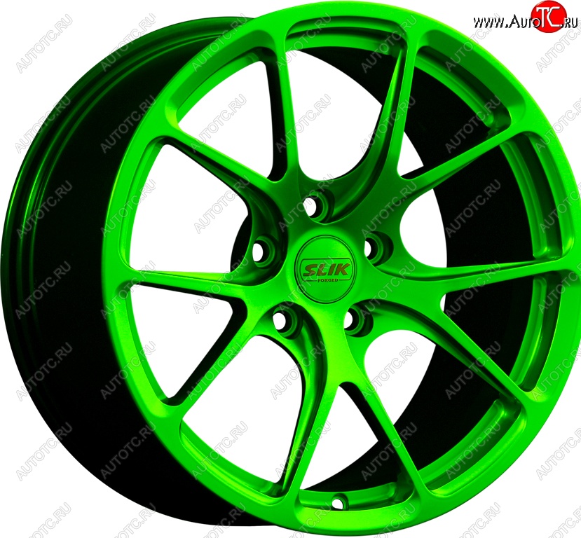 17 799 р. Кованый диск Slik TuningPro L-754 9.0x17   (RAL 6038 ярко-зеленый (6038))  с доставкой в г. Кемерово