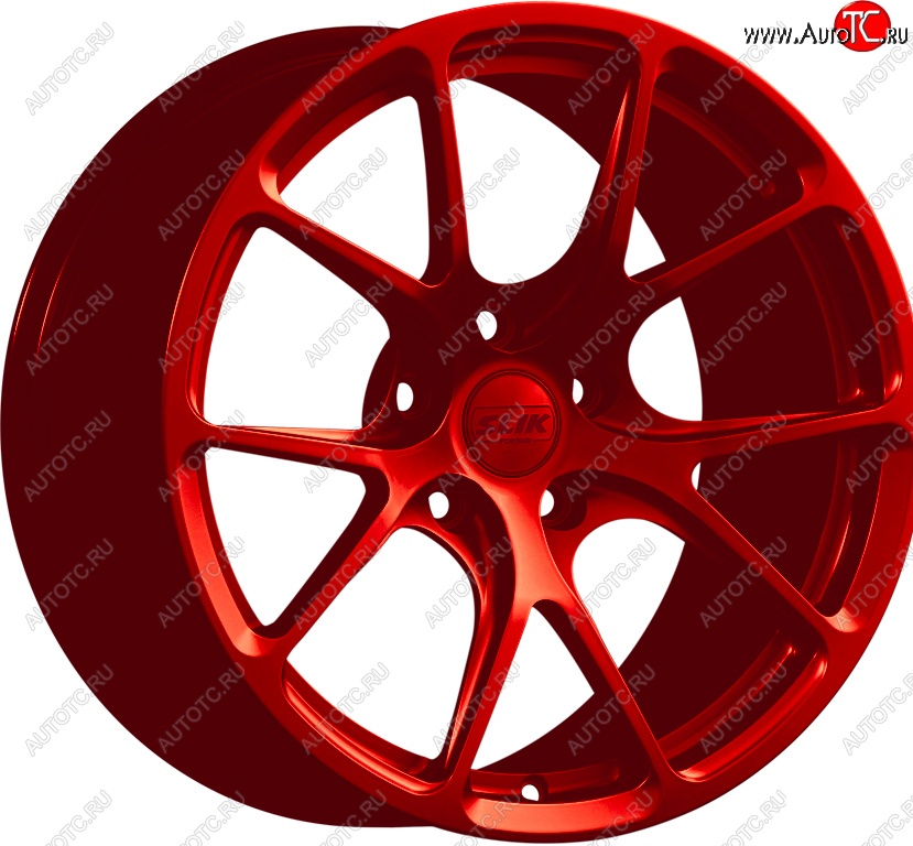 17 799 р. Кованый диск Slik TuningPro L-754 9.0x17   (Красный (RED))  с доставкой в г. Кемерово